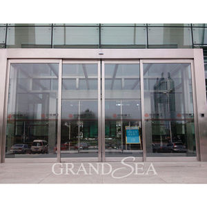 Zwaargewicht Warmte Isolatie Afstandsbediening Glazen Deur Motor Auto Glazen Paneel Deur Operator Voor Tuinen Supermarkten - Product Image 1