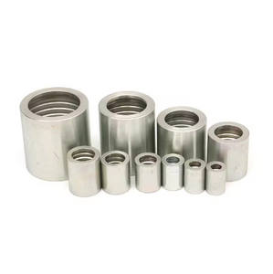 Virola de acero inoxidable para manguera hidráulica 00018 para manguera SAE 100 R7 de alta calidad - Product Image 5