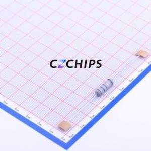 Résistance traversante KNP3WS-10ohm 5% T, composant traversant (THT), D5xL15.5mm, bobinée, 10Ohm 300V - Product Image 1