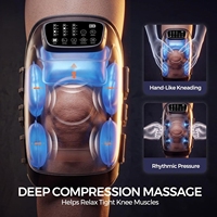 Genouillères chauffantes sans fil HealthPal, enveloppe pour l'épaule, soulagement de la douleur, chauffage électrique, vibration, masseur pour les genoux