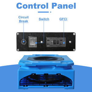 Китайский завод AT110004A, 4-х выпускной воздушный двигатель 1200 CFM 1 3HP, 2-скоростная Штабелируемая ковровая сушилка - Product Image 3