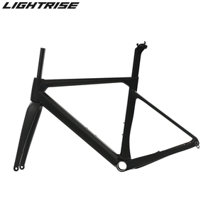 <span class=keywords><strong>Cadre</strong></span> de vélo de <span class=keywords><strong>route</strong></span> en carbone T700 Toray, passage de câbles entièrement interne, frein à disque, dégagement des pneus 700c x 28 mm, boîtier de pédalier T47 - Product Image 1