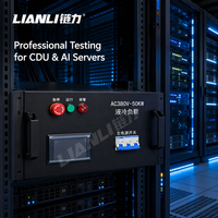 LIANLI 50KW AC380V Rack-Montierte Flüssigkeitsgekühlte Lastbank mit Geringer Lautstärke für Rechenzentrum CDU AI-Server Kühlsystem Testgerät