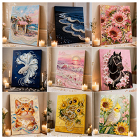 Peintures Diamantées 5D DIY Animaux 30*40cm, Kits d'Art Diamanté pour Adultes Débutants, Décoration Murale Maison