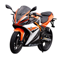 Moto à essence automatique haute performance 125cc pour adultes