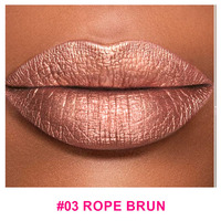 Rouge à lèvres liquide repulpant, effet holographique minéral, doré, scintillant, waterproof, anti-bavures, métallique, haute brillance, 10g, marque privée