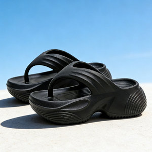 Sandalias de Plataforma para Mujer, Blancas, Antideslizantes, con Suela Suave, para Playa y Verano - Product Image 3