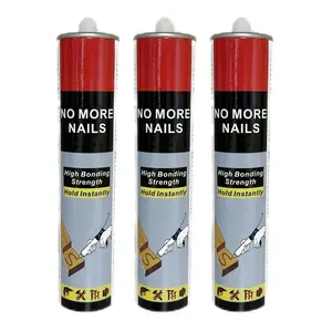 Price Purpose Heavy Duty No More Nails Glue Adhesive Cement Liquid Nail Silicone Sealant for PVC