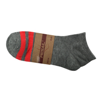 Chaussettes de cheville en coton polyester tricoté blanc de qualité luxe motif rayé respirant pour les femmes pour l'été et l'hiver