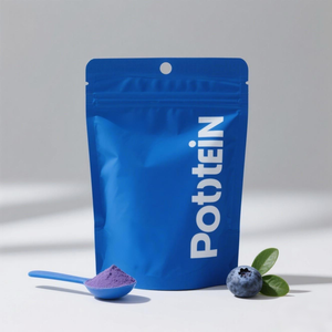 Custom Biodegradable Stand Up Zipper Bag Mass Gainers Protein <b>Powder</b> Packing Tear Notch Packaging Pouch - Product Image 2