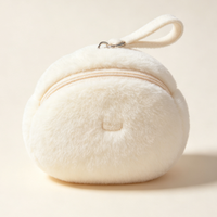 Nouvelle Housse de Protection en Peluche Style Coréen Motif Léopard Doux pour Écouteurs AirPods Pro 2, AirPods 4, AirPods 2, AirPods 1 et Étui AirPods 3