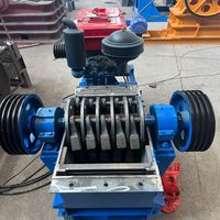 Concasseur à marteaux diesel Dingguan Max. 15t/h PC310*520 pour l'extraction d'or et le concassage de pierres, utilisation minière, stable et efficace