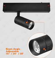 Lampu Sorot Magnetik Foshan LED untuk Pulau Dapur, Lampu Plafon Sistem Rel Inlite H