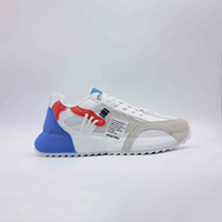 Chaussures de marche basses à lacets en maille à carreaux pour l'été, avec empeigne en PU, semelle intermédiaire en PVC, respirantes, légères et antidérapantes