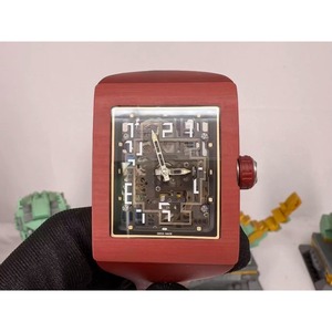 Fashionable square Carbon Fiber Skeletonized Tourbillon Waterproof Sports Business Men's <b>Automatic</b> Mechanical Watch - Product Image 5