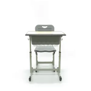 College Adult University Training Classroom Furniture Used School Student Wood Desks And Chair Cheap