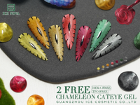 Hema Free Chameleon Cateye Gel – Vernis à ongles magnétique effet œil de chat personnalisé en gros – 20 couleurs – Kit de vernis gel effet œil de chat et gelée pastel