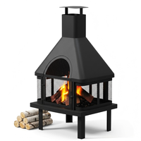Guangdong Garden Heater Brasero en acier à bois avec pioche