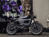 Vélo électrique à gros pneus 1500W/3000W, style rétro Cafe Racer, batterie lithium 48V, moto électrique vintage