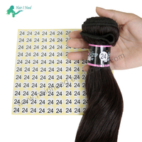 Autocollants numérotés consécutifs en papier adhésif pour la longueur des cheveux de 10 pouces à 32 pouces