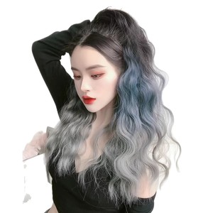 วิกผมหางม้ายาวสำหรับผู้หญิงแบบคลิปหนีบ ลอนไล่ระดับสี ลวดทนความร้อนสูง สีดำ รุ่น PY40 68 - Product Image 2