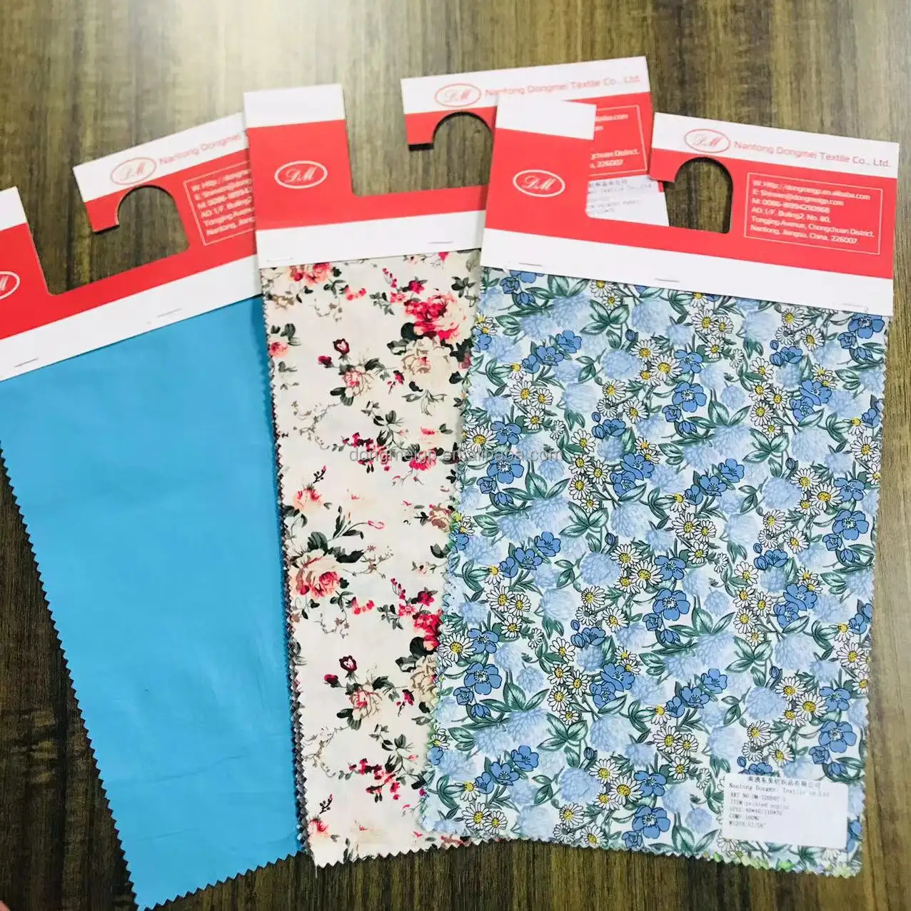 Nantong Dongmei Textile Co., LTD free fabric A4 sample link