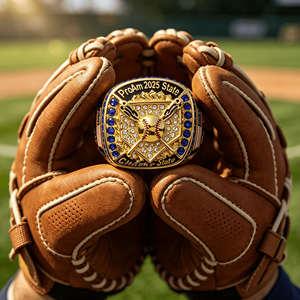Anillos de Campeonato de Softbol Personalizados de Alta Gama, al por Mayor de Fábrica, Simples, Portátiles, de Latón Verde, Económicos - Product Image 1
