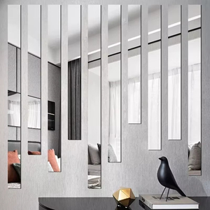Bande décorative adhésive en acier inoxydable pour <span class=keywords><strong>carrelage</strong></span>, miroir plat, pour décoration intérieure - Product Image 4