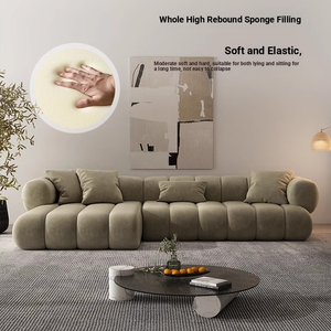 أريكة فاخرة قابلة للتحويل بتصميم عصري محمول لغرفة المعيشة وغرفة النوم والفنادق، طقم أريكة ركنية بسيطة للمنزل - Product Image 2