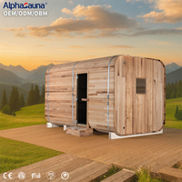 Maison préfabriquée en bois traditionnelle de luxe, prête à l'emploi, économique, portable, mini-maison modulaire, camping-carport, alimentée à l'énergie solaire