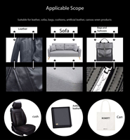 Machine à coudre industrielle à commande vocale avec positionnement automatique de la pointe de l'aiguille, compteur de points, pour sièges de voiture et sacs à main