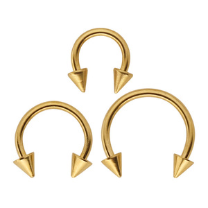 Piercing pour lèvres, anneau en acier inoxydable, noir, bon marché, piercing pour le nez, en titane, vente en gros - Product Image 2