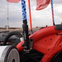 Support de mât de drapeau universel pour ATV/UTV, fixation sur barre de protection pour accessoires de véhicules tout-terrain