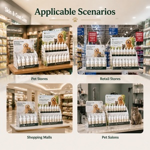 Présentoir personnalisé en PVC de 5 mm pour shampoing pour animaux de compagnie, présentoir pour shampoing pour chiens, pour produits de toilettage pour animaux de compagnie, <span class=keywords><strong>magasin</strong></span> de détail - Product Image 4