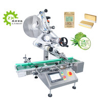 ZXSMART Machine applicateur d'étiquettes électrique entièrement automatique côté supérieur pour sac de carte en papier plastique pour PLC d'emballage en bois de verre métal