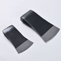 Hache tactique de survie de qualité industrielle supérieure, à dos plat, manche en TPR/bois, personnalisable OEM DIY, en acier au carbone