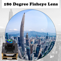   Caméra USB 4K, webcam USB, sortie simultanée H.265, module de caméra USB avec objectif fisheye à 180 degrés pour l'enseignement