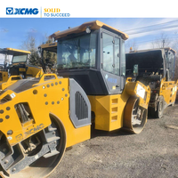 Compacteur routier d'occasion officiel XCMG XD135TCIV, rouleau vibratoire à double tambour de 13 tonnes à vendre