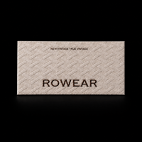Étiquette tissée de qualité supérieure haut de gamme avec logo personnalisé pour les vêtements de marque de luxe, robes de soirée et couture