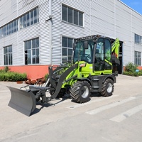 Mini-chargeuses hydrauliques 4x4 à petit prix CE EPA, 2 tonnes, 2,5 tonnes, 3 tonnes, avec déplacement latéral micro, 0,25 m3, excavatrices, chargeuses rétrocaveuses