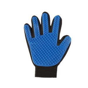 Gants de toilettage pour animaux de compagnie Kindness, PVC bleu, pour chiens et chats, outil de toilettage pour l'élimination des poils - Product Image 3