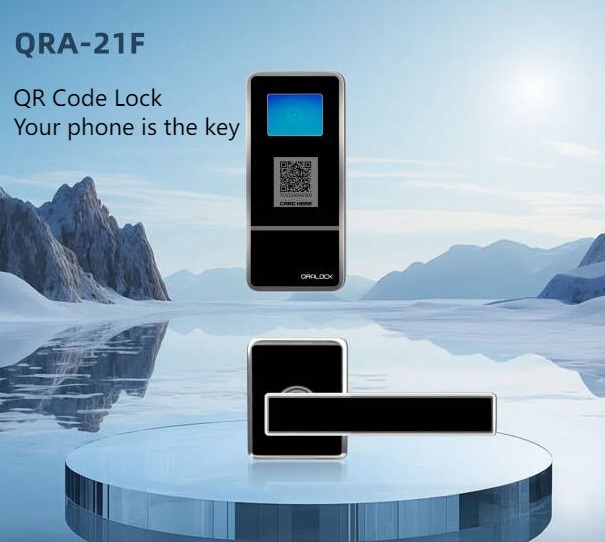 QR Code Hotel Door LOCK with App Hotel Remote System Smart QR Locks Scan QR Code Open Door