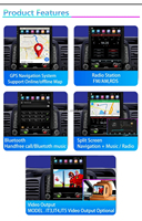 Navigation automobile verticale 2 Din de 9,7 pouces de style Tesla pour Honda CRV 2006-2012, unité principale multimédia GPS 4G Car-play Auto