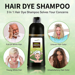 Shampoo colorant capillaire <span class=keywords><strong>TikTok</strong></span>, meilleure vente, couvrance des cheveux gris, coloration instantanée, aspect naturel, teinture capillaire à base de plantes - Product Image 3
