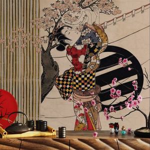 <span class=keywords><strong>Akita</strong></span> Geisha de Japón papel de pared 3D decoración del hogar mural papel tapiz - Product Image 6