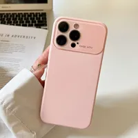 Coque Magnétique Antichoc en TPU+PC avec Protection d'Objectif et Grande Fenêtre, Motif Personnage de Dessin Animé, Couleur Unie pour iPhone 17 Air 16 15 14 13 12 Pro Max