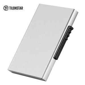 TILONSTAR TWM107, superventas, tarjetero de aluminio antirrobo para hombre, tarjetero de identificación de crédito emergente con función de bloqueo RFID - Product Image 2