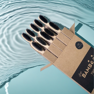 Sikat Gigi Bambu Putih untuk Dewasa Bulu Lembut Biodegradable dan Ramah Lingkungan Sekali Pakai untuk Penggunaan di Rumah - Product Image 2