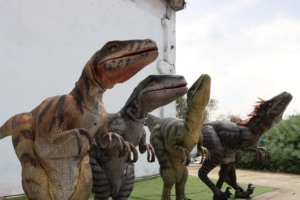 Disfraz de Dinosaurio <span class=keywords><strong>Velociraptor</strong></span> Realista para Caminar, con Marco Metálico, para Uso en Interiores, Ligero, para Adultos, Personalizado para Parques de Aventuras - Product Image 5