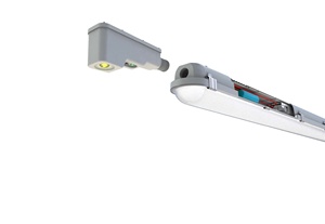 Kho <span class=keywords><strong>Batten</strong></span> Tri Bằng Chứng Ánh Sáng Chống Lóa Rắn IP66 Không Thấm Nước Thanh <span class=keywords><strong>LED</strong></span> Tuyến Tính Tri-Bằng Chứng Ánh Sáng Đèn Lịch Thi Đấu Cho Hành Lang - Product Image 2